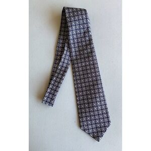 Brooks Brothers 346 Geometric Pattern Silk Tie
